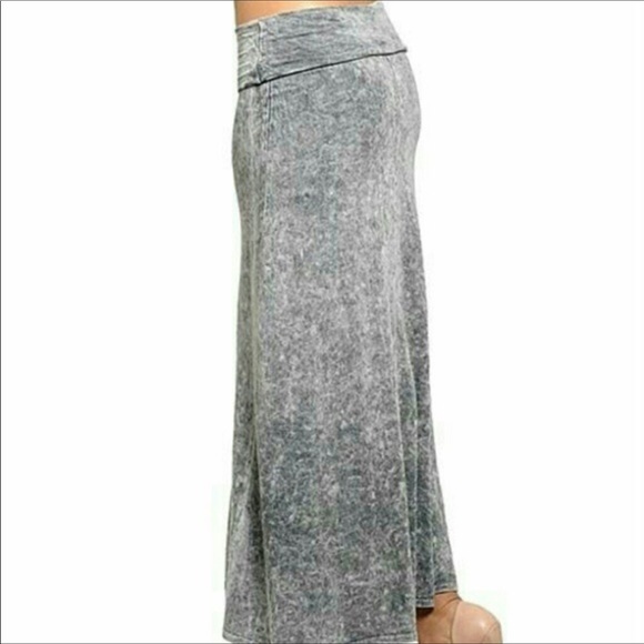 Mineral wash maxi skirt XS or Small NWT - Picture 2 of 2